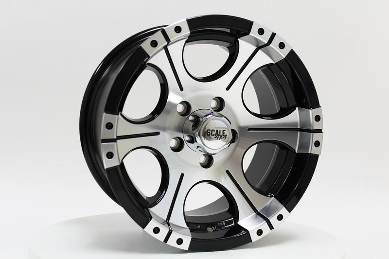 Load image into Gallery viewer, Ace - Black w/ Machined Face - 15x8.0 5x114.3 +0 Offset