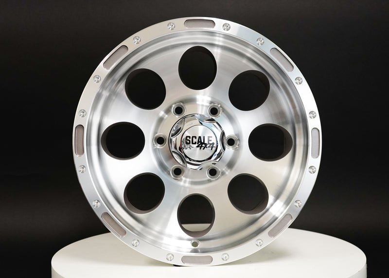 Load image into Gallery viewer, S52 - Silver w/ Machined Face - 16x8.0 6x139.7 +0 Offset