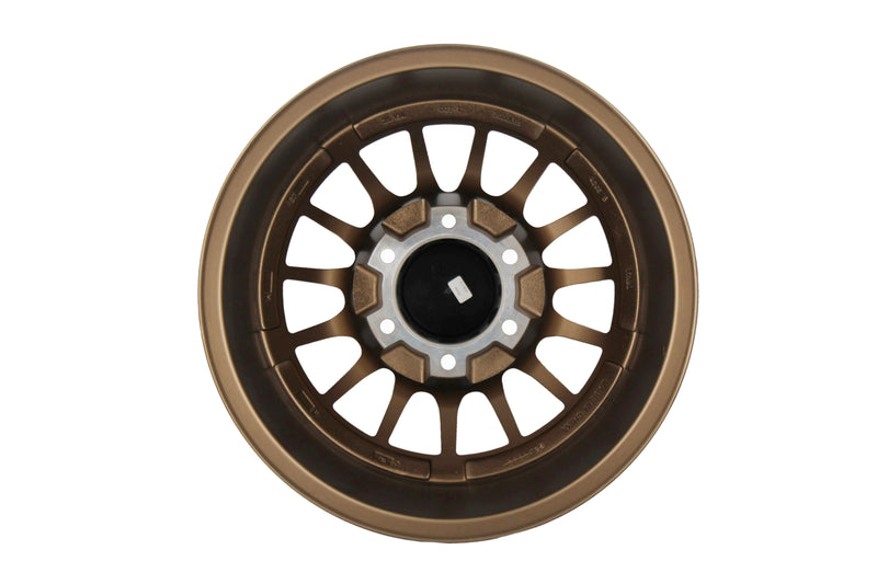 Load image into Gallery viewer, S04 - Matte Bronze w/ Black Simulated Beadlock - 17x9 6x139.7 -25 Offset