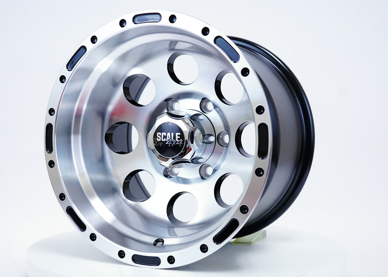 Load image into Gallery viewer, S52 - Glossy Black w/ Machined Face - 15x10 6x139.7 -46 Offset