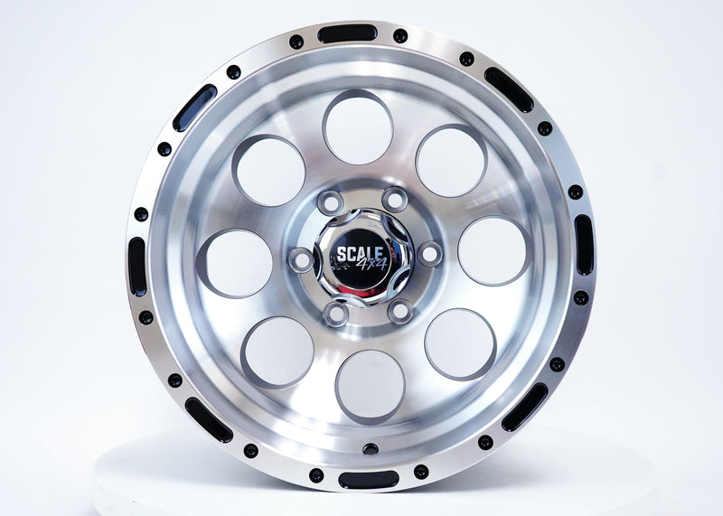 Load image into Gallery viewer, S52 - Glossy Black w/ Machined Face - 16x10 6x139.7 -27 Offset
