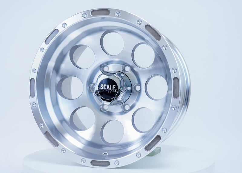 Load image into Gallery viewer, S52 - Silver w/ Machined Face - 16x10 6x139.7 -27 Offset