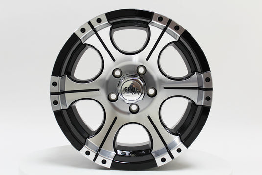 Ace - Black w/ Machined Face - 15x8.0 5x114.3 +0 Offset