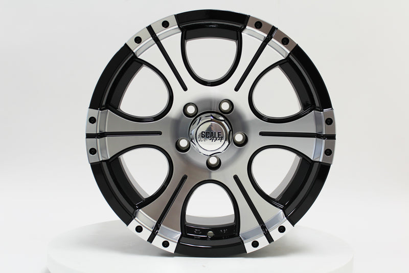 Load image into Gallery viewer, Ace - Black w/ Machined Face - 16x8.0 5x114.3 +0 Offset
