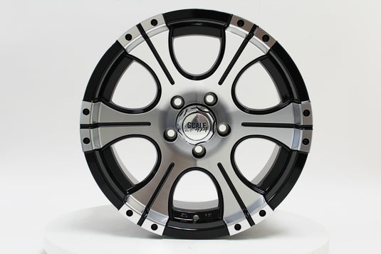 Ace - Black w/ Machined Face - 16x8.0 5x114.3 +0 Offset