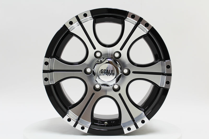 Load image into Gallery viewer, Ace - Black w/ Machined Face - 16x8.0 6x139.7 +0 Offset
