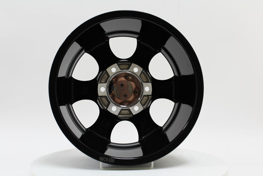 Ace - Black w/ Machined Face - 16x8.0 6x139.7 +0 Offset