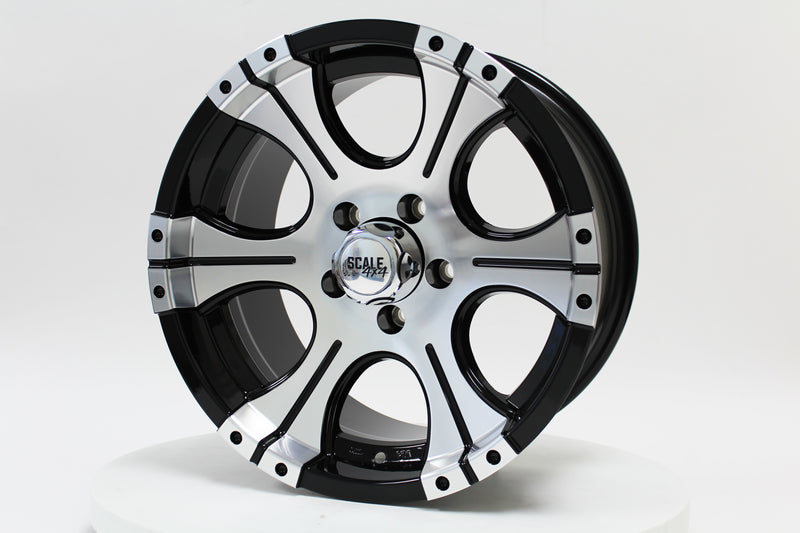 Load image into Gallery viewer, Ace - Black w/ Machined Face - 16x8.0 5x114.3 +0 Offset
