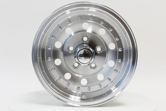 Bandit II - Machined Clear Coat - 14x6.0 5x114.3 +6 Offset