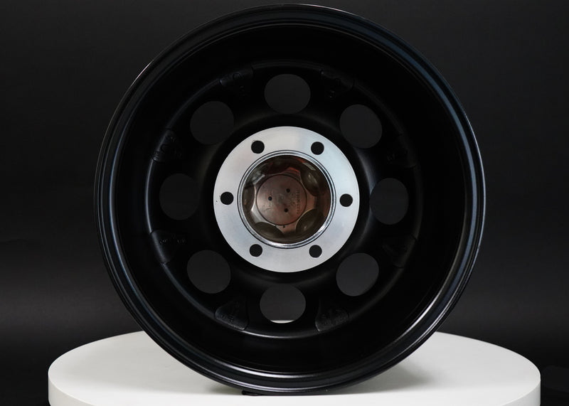 Load image into Gallery viewer, S52 - Glossy Black w/ Machined Face - 16x8.0 6x139.7 +0 Offset
