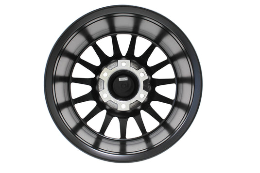 Scale 4x4 S01 Matte Black Simulated Beadlock 17x8.5 6x139.7 off-road wheel