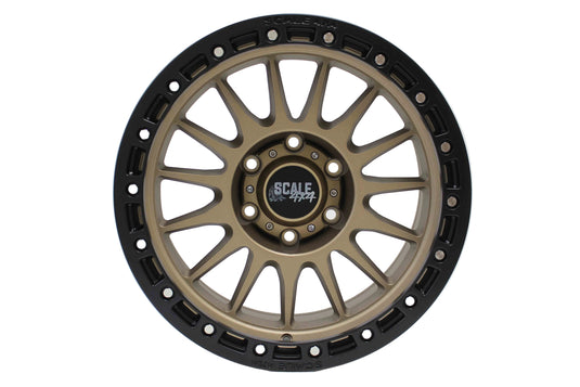Scale 4x4 S01 Matte Bronze Simulated Beadlock 17x8.5 6x139.7 off-road wheel