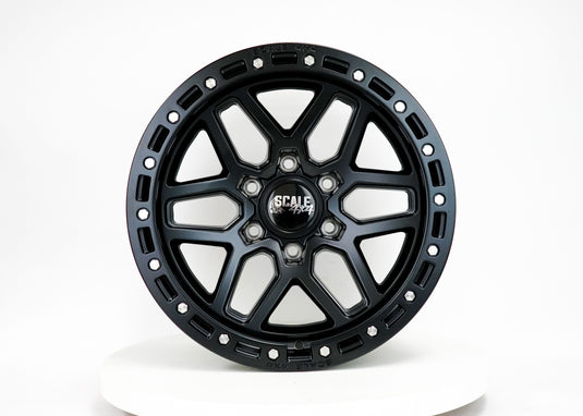 S02 - Matte Black w/ Simulated Beadlock - 17x8.5 6x139.7 -10 Offset