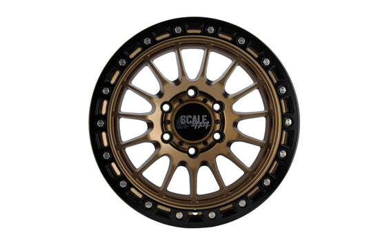 S04 - Matte Bronze w/ Black Simulated Beadlock - 17x9 6x139.7 -25 Offset