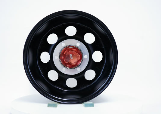 S52 - Glossy Black w/ Machined Face - 15x10 6x139.7 -46 Offset