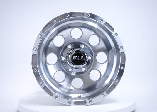 S52 - Silver w/ Machined Face - 15x10 6x139.7 -46 Offset