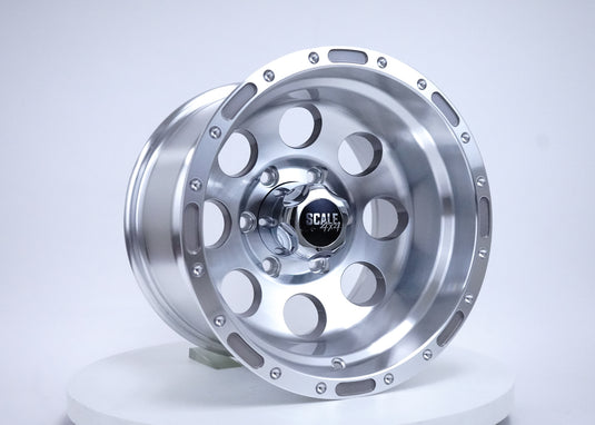 S52 - Silver w/ Machined Face - 15x10 6x139.7 -46 Offset
