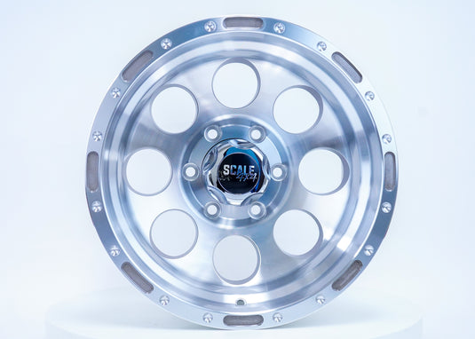 S52 - Silver w/ Machined Face - 16x10 6x139.7 -27 Offset