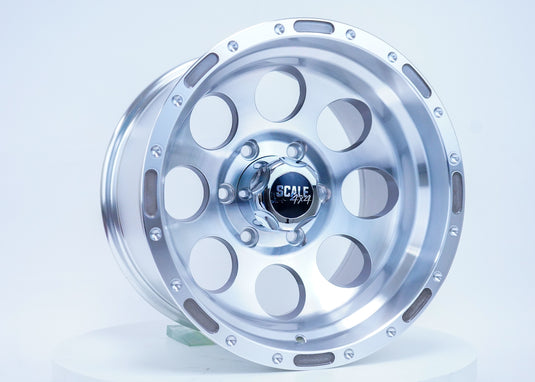 S52 - Silver w/ Machined Face - 16x10 6x139.7 -27 Offset